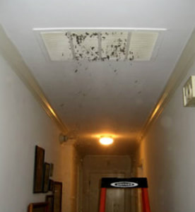 dirty ceiling return air grill